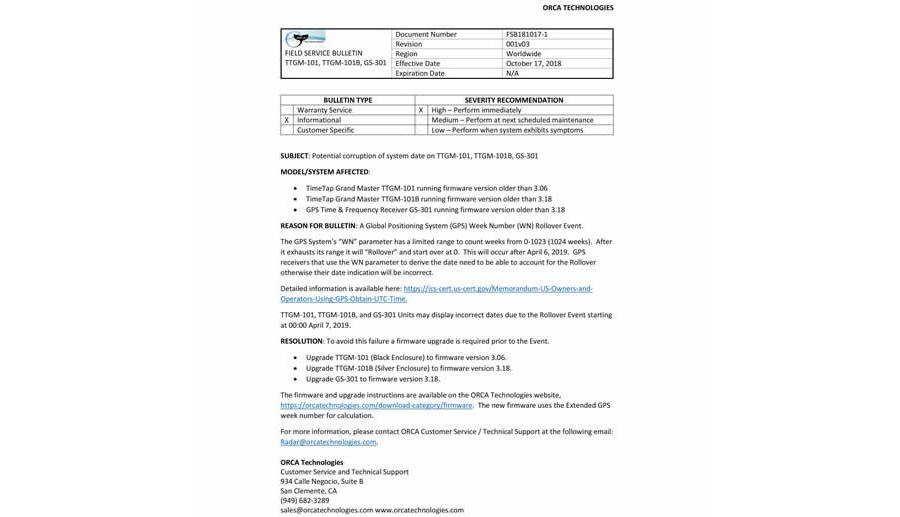 Document Number FSB181017-1